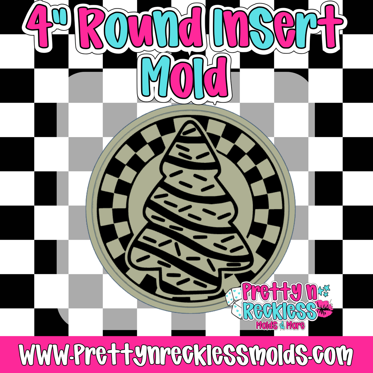 CHRISTMAS TREE CAKE | 4” ROUND INSERT MOLD