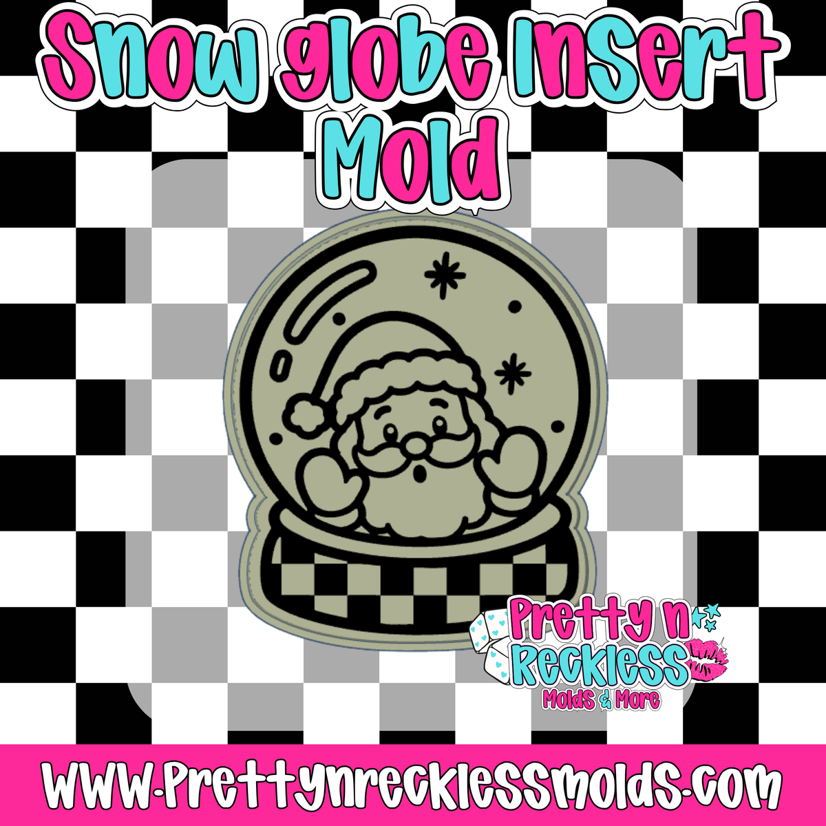 SANTA |SNOW GLOBE INSERT