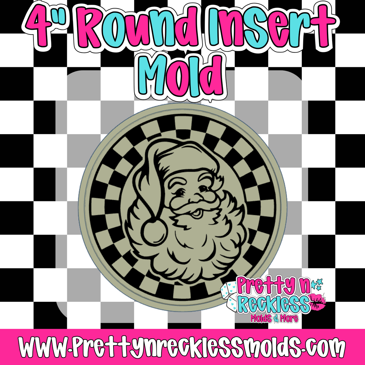 SANTA | 4” ROUND INSERT MOLD