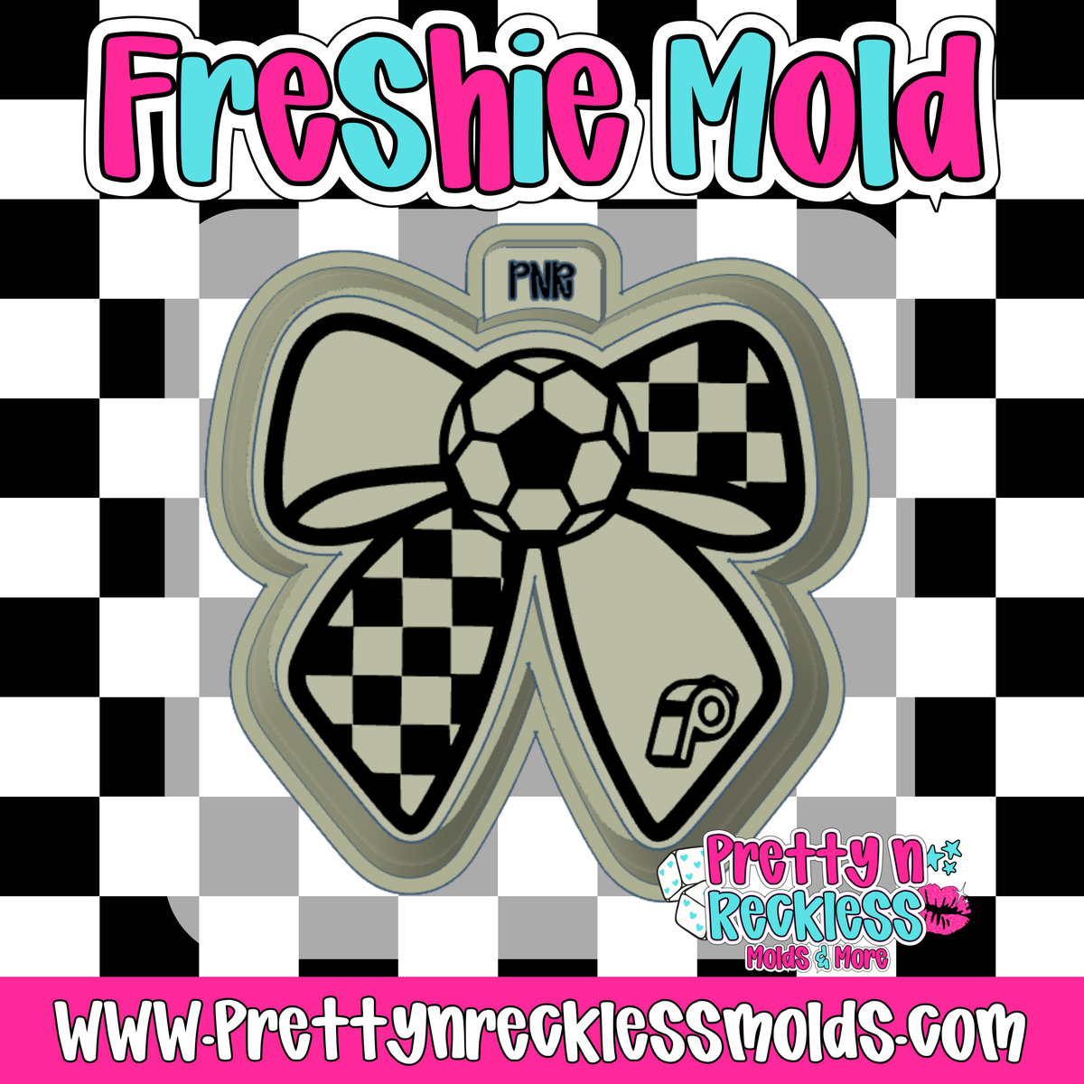 CHECKERED SOCCER BOW
