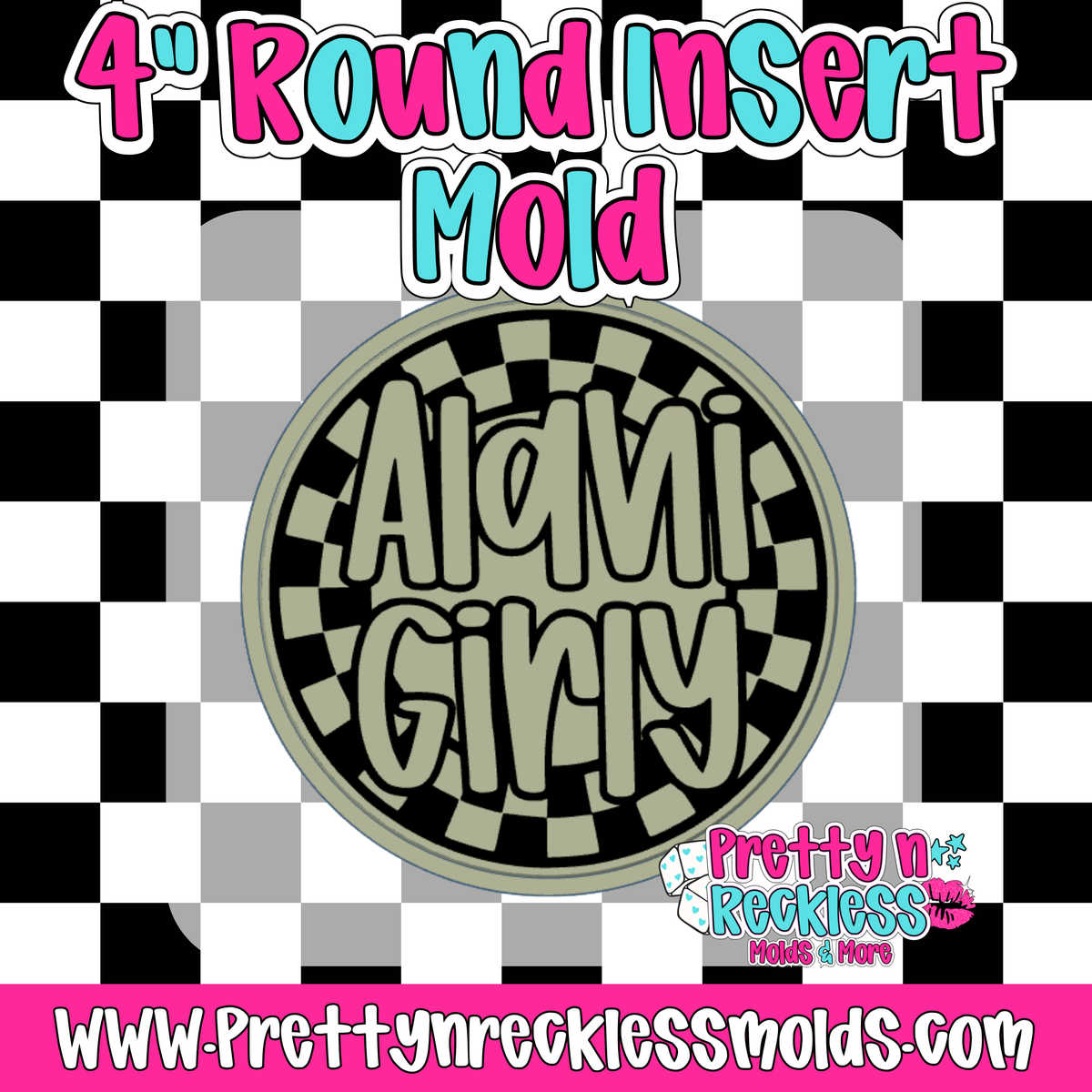 ALANI GIRLY | 4” ROUND INSERT MOLD
