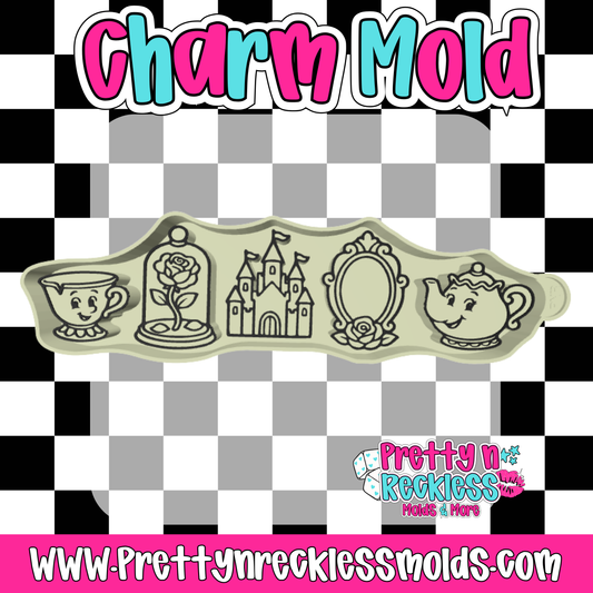 BEAUTY BEAST CHARMS