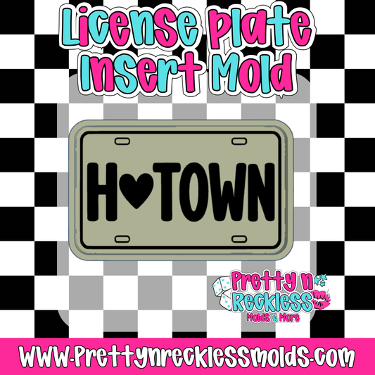 H TOWN |LICENSE PLATE INSERT MOLD