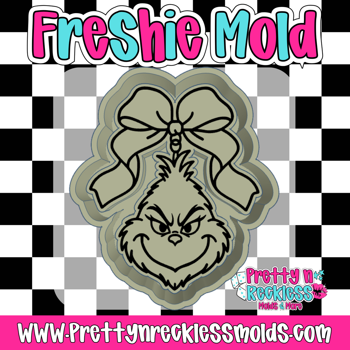 GRINCH WITH BOW LOCKET