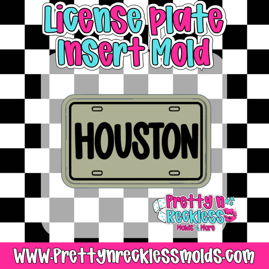 HOUSTON |LICENSE PLATE INSERT MOLD