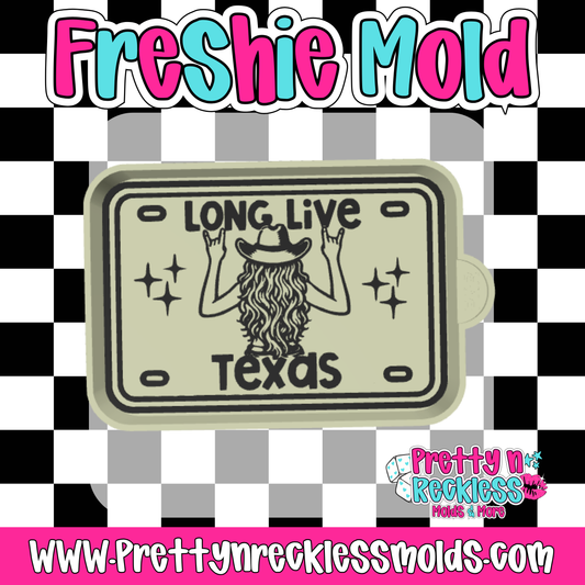 LOVE LIVE TEXAS PLATE