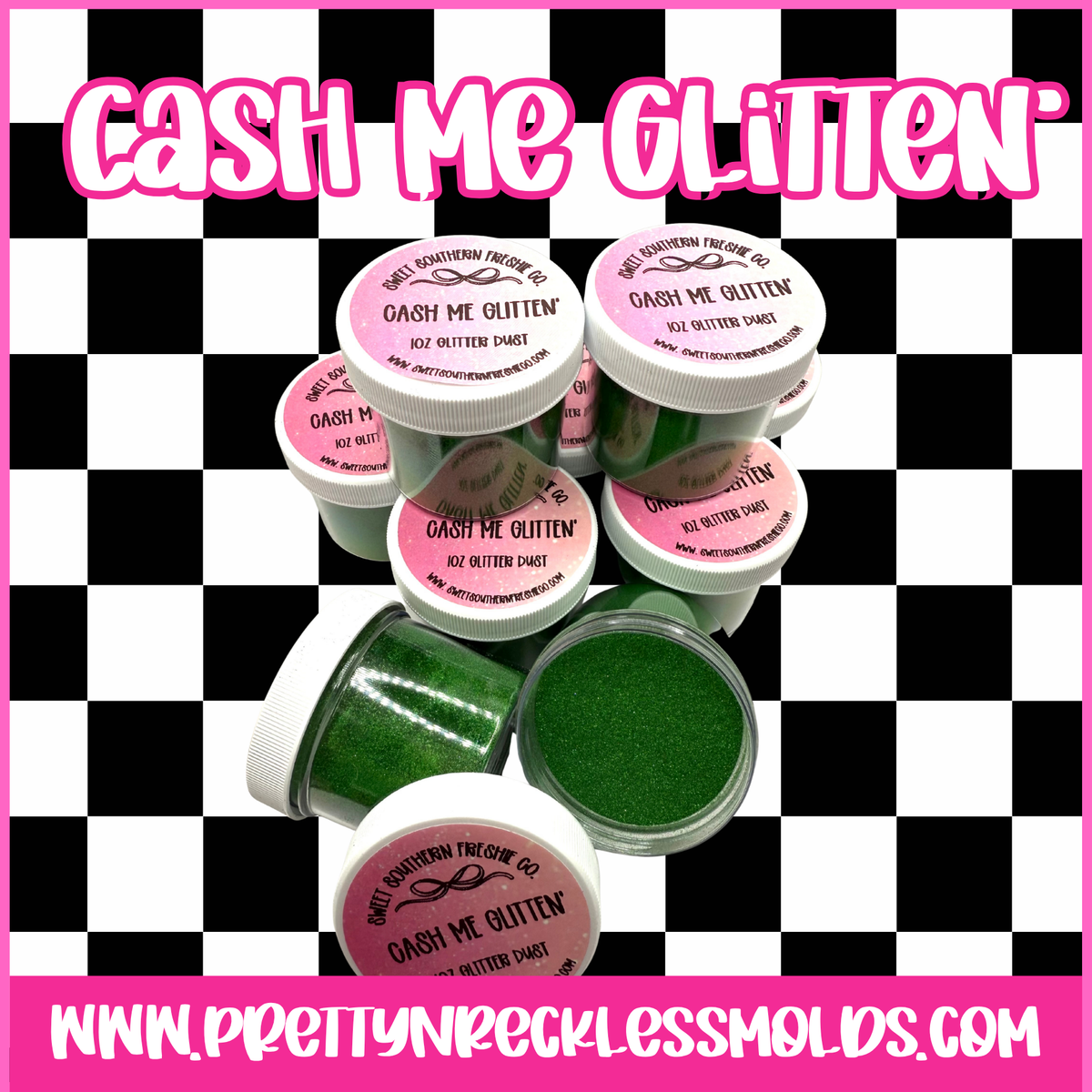 CASH ME GLITTEN’ | 1 OZ GLITTER DUST