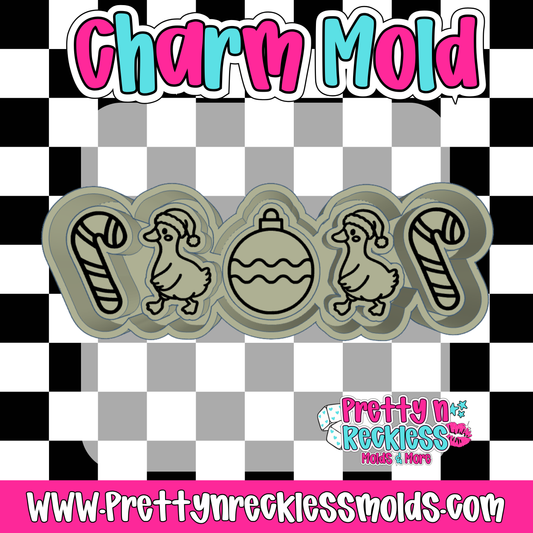 GOOSE CANDY CANE CHARMS